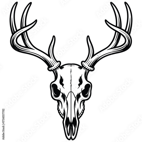 deer head silhouette