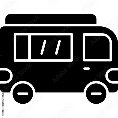 Large Car Icon Vector Element