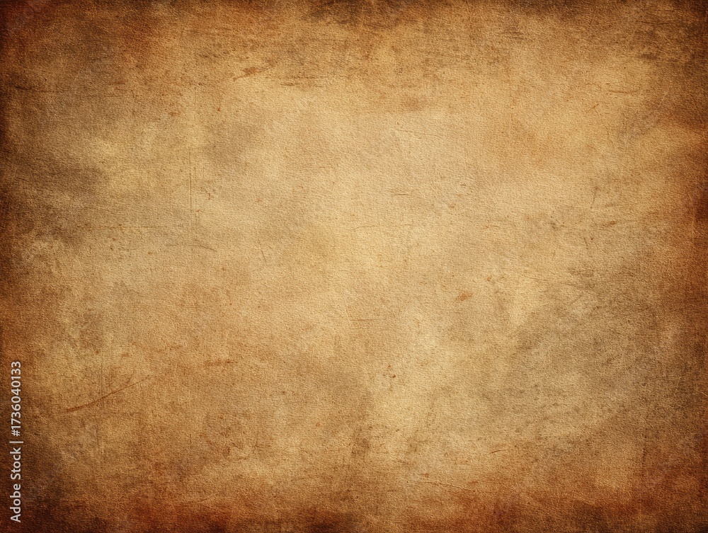 Fototapeta premium Aged, textured parchment background
