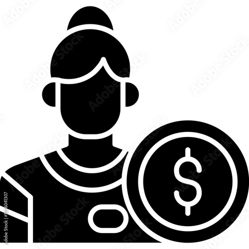 Coin Toss Icon Vector Element