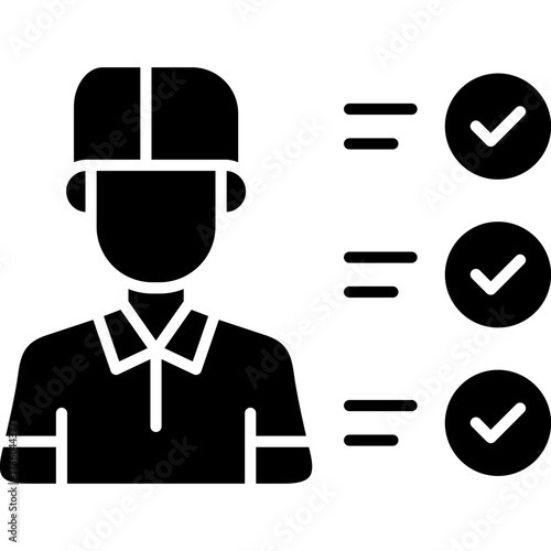 Qualifications Icon Vector Element