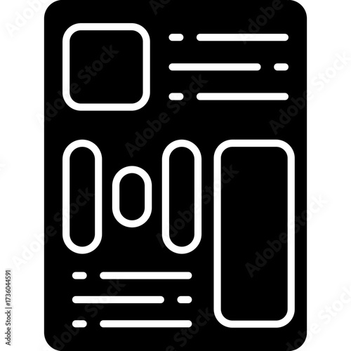 Summary Icon Vector Element