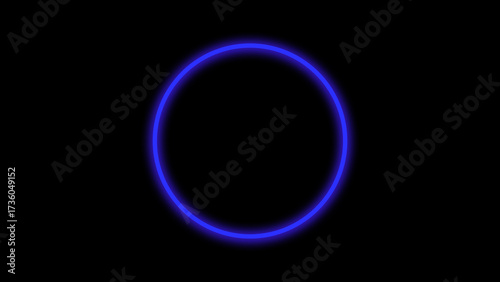 glowing blue glowing light