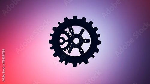 Abstract mechanical gears forming an intricate pattern, symbolizing automation.
