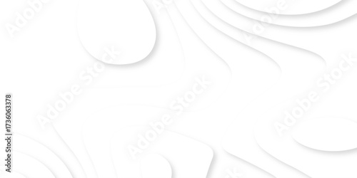 Luxury diamond creative topography map background vector natural shadow papercut web topography map spiral line. white light dynamic smooth cover origami papercut texture background.	