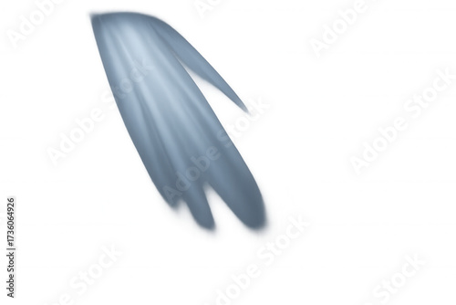 Ethereal blue phantom spirit flowing, mystical transparent abstract supernatural energy concept, transparent background