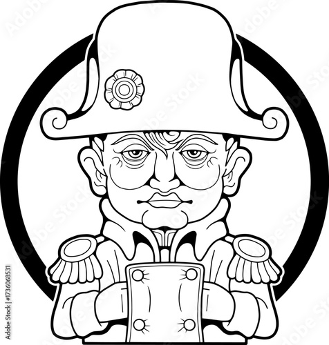 Emperor Napoleon Bonaparte, illustration design