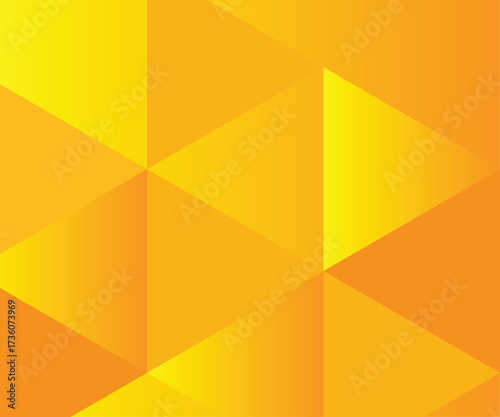 Yellow orange mosaic background design illustration