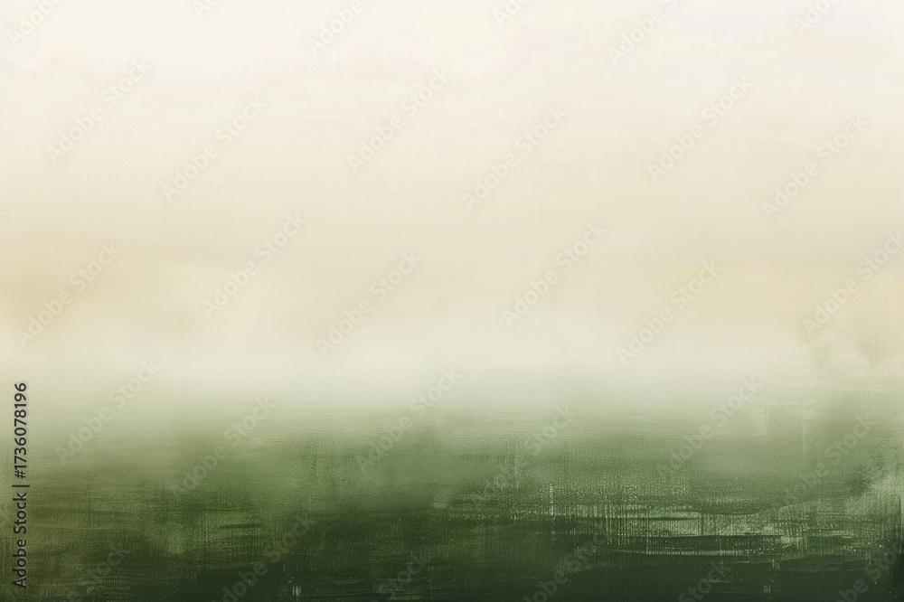 Fototapeta premium Sage Green to Warm Beige Gradient – Calm Natural Vibe with Subtle Grain
