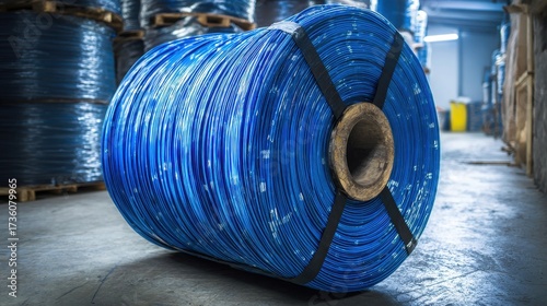 Broadband Installation: Underground Cable Cabling Along Circular Path with Coax Conductor