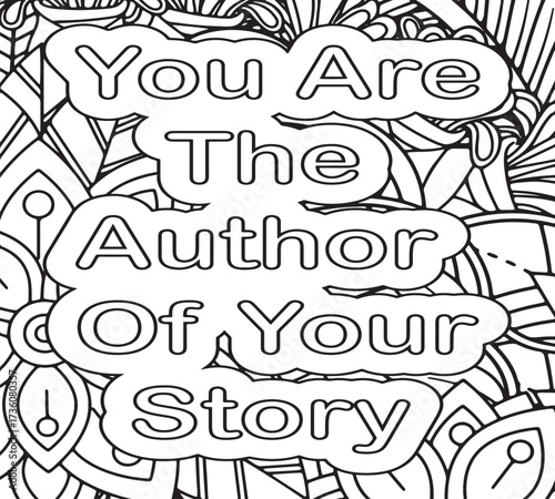 Determination Dreams Coloring Book pages for adults and kids   