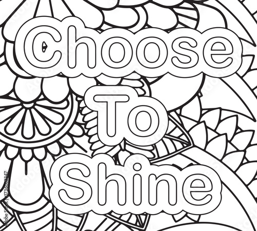 Determination Dreams Coloring Book pages for adults and kids   