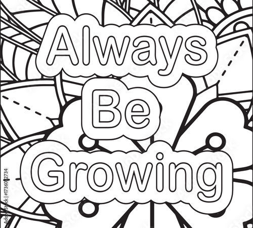 Motivation Magic Coloring Pages for kdp 