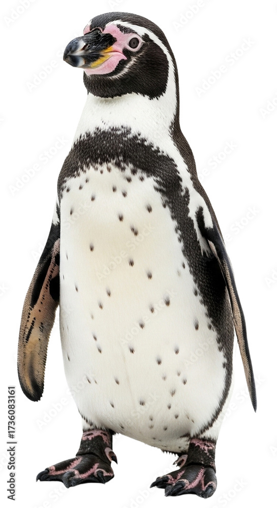 Fototapeta premium Penguin with transparent png background