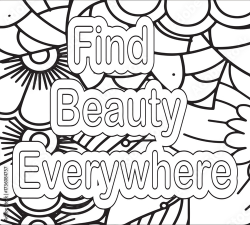 Motivation Magic Coloring Pages for kdp 