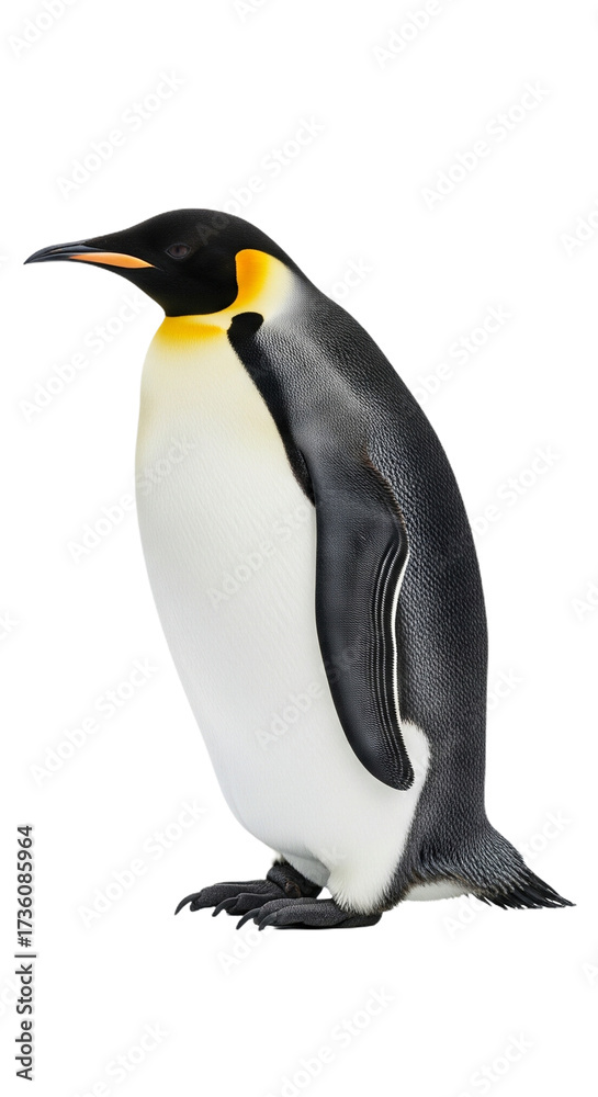 Obraz premium Penguin with transparent png background