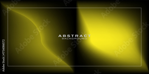 Abstract liquid gradient Background. Fluid color mix. Yellow and Black Color blend. Modern Design Template For Your ads, Banner, Poster, Cover, Web, Brochure, and flyer. Vector Eps 10