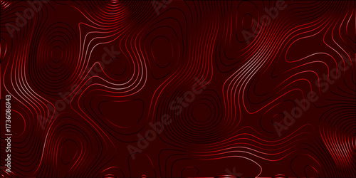 abstract topographic map background geographic line with elevation, geographic mountain relief. Vintage outdoors style. The concept of a conditional geography scheme. White Topography Contour Outline 