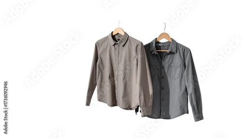  Wardrobe Clothing Hanger Duo isolated on transparent background