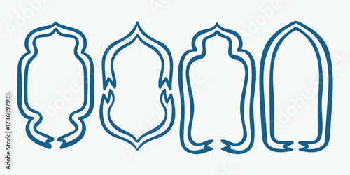 Collection of Ramadan Window Frame
