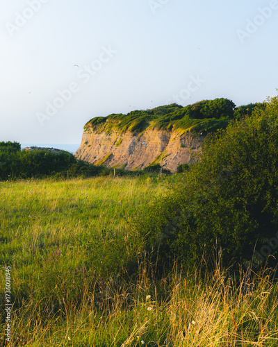 mountain landscape with blue sky