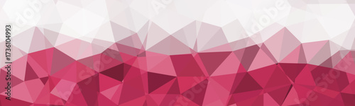 Abstract maroon and white polygon background with geometric shapes and modern gradient style.