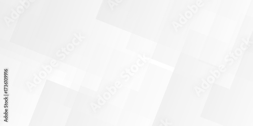 Abstract tech gradient white, gray creative triangle geometric technology space rectangle randomly arranged white lines transparent background. luxury web overlap presentation design.	
