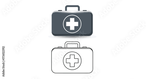 First aid kit illustration