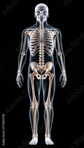 Medical Xray of human body