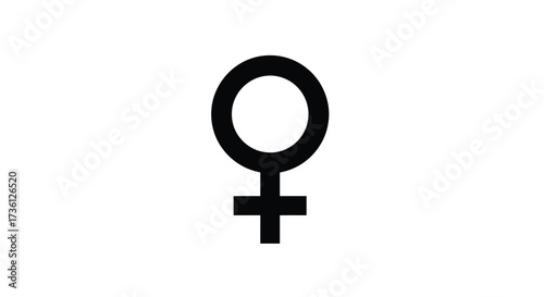 Female gender symbol representing womanhood