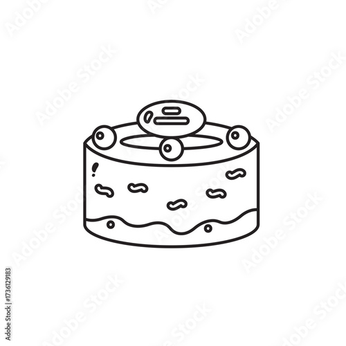 Gift box with star pattern