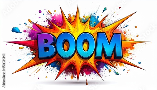 comic boom explosion