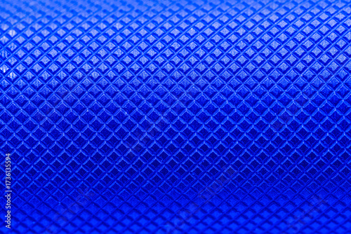 Vibrant Blue Diamond Grid Pattern Macro Texture Background