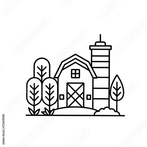 vector illustration of a house