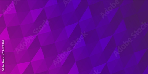 Dark Purple vector shining triangular background. Creative geometric illustration in Origami style with gradient. A new texture for your design.
