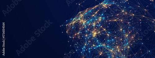 Abstract Digital Network Sphere