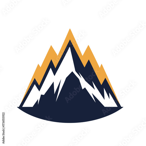 vector illustration of a mountain