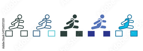 Overcome Icon Set Multiple Style Of
