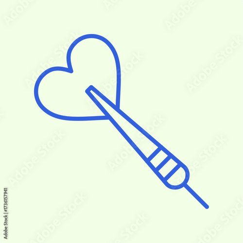 Dart trendy artwork design useful creative vector Illustration beauteous colorful background