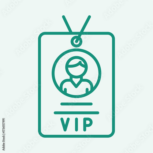 VIP Pass trendy artwork design useful creative vector Illustration ravishing colorful background