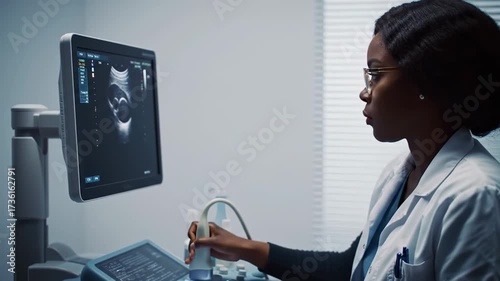 Wallpaper Mural Ultrasound Scan Monitoring Fetal Development Torontodigital.ca