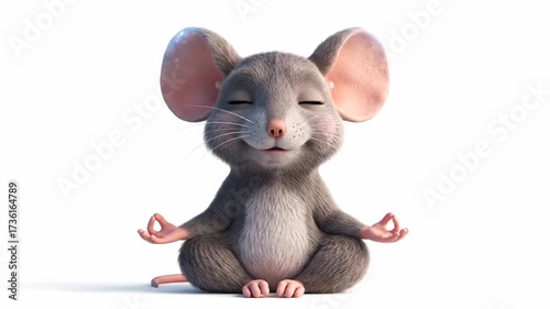 Wallpaper Mural Zen Mouse Animated Meditation & Relaxation for Serenity Torontodigital.ca