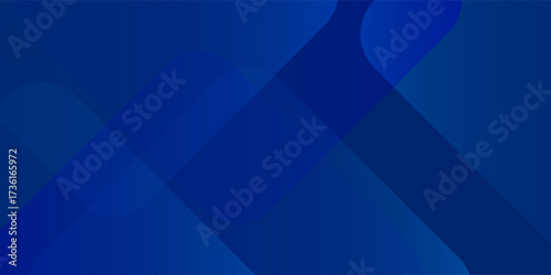 Abstract blue background with glowing geometric lines. Modern blue gradient square shape design. simple