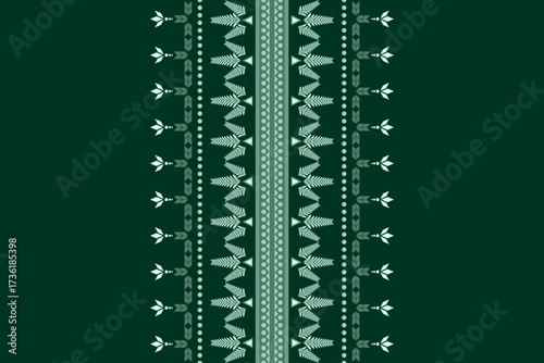 Neck geometric abstract Aztec oriental embroidery traditional border pattern. Native geometry neck decorative design for fashion, texture, element, neckline, textile, fabric, clothing, printing