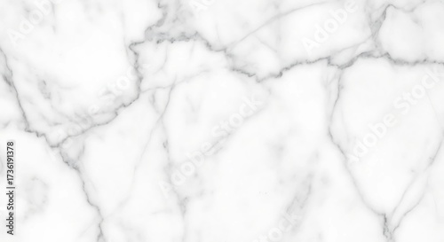 White marble texture background with natural gray veins pattern surface