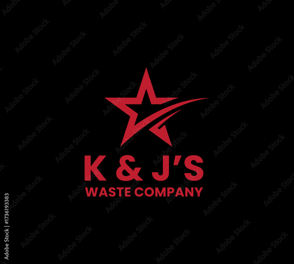Obraz premium star logo vector illustration