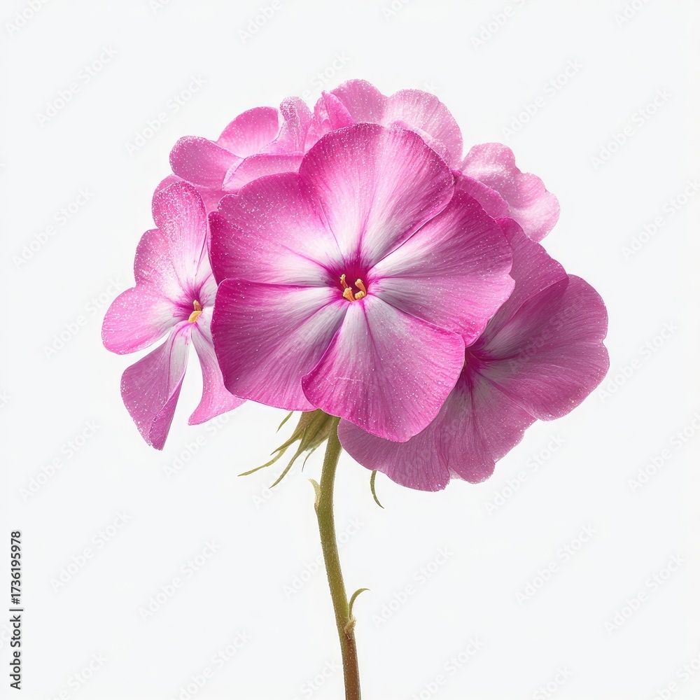 Fototapeta premium Close-up of a cluster of delicate pink flowers