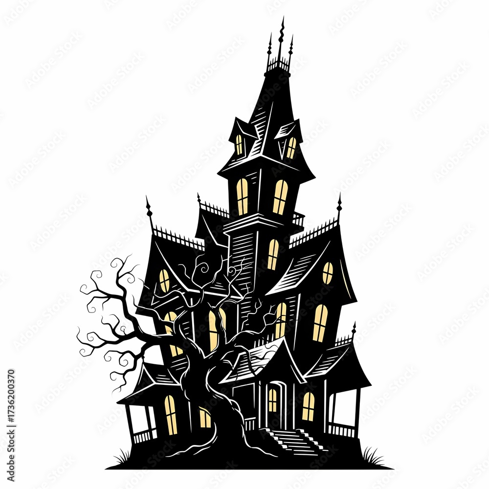 Fototapeta premium halloween slot game character