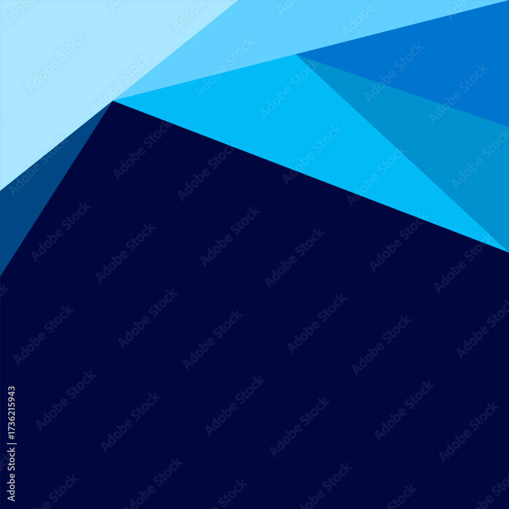 Fototapeta premium ABSTRACT BACKGROUND BLUE FLAT COLORFUL WITH TRIANGLE SHAPES GEOMETRIC DESIGN VECTOR TEMPLATE GOOD FOR MODERN WEBSITE, WALLPAPER, COVER DESIGN