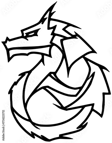 vector illustration of a lion